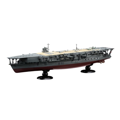 1/700 Imperial Navy Series No. 22 EX-3 Japanese Navy Aircraft Carrier Kaga Full Hull Model (Wooden Deck Stickers Included) Plastic Model