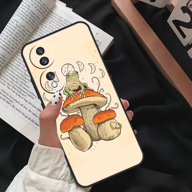 Cottagecore Frog Aesthetic For Honor Magic 8 6 7 Pro Case For Honor X9d X9c X9b X9a X8c X8b 200 400 50 70 90 Lite Win RT