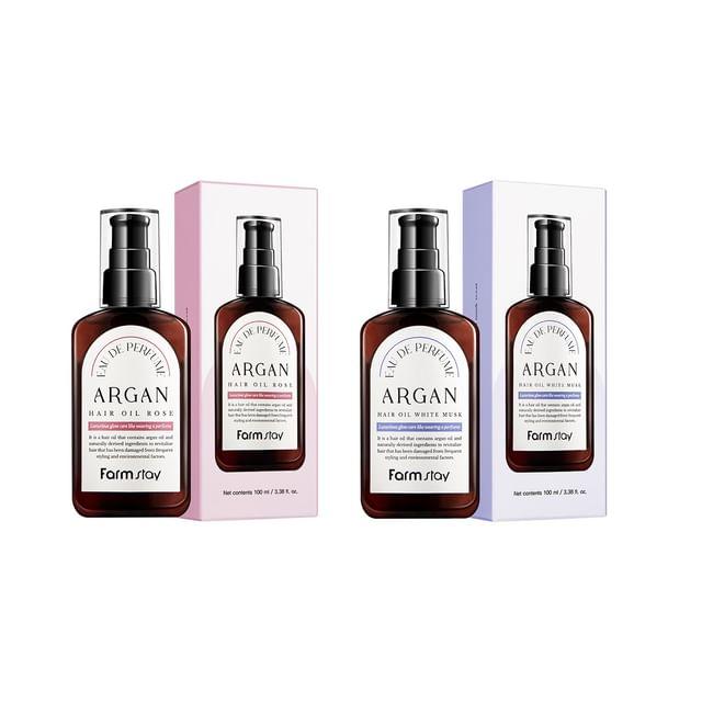 Farmstay - Eau De Perfume Argan Hair Oil - 2 Types Rose