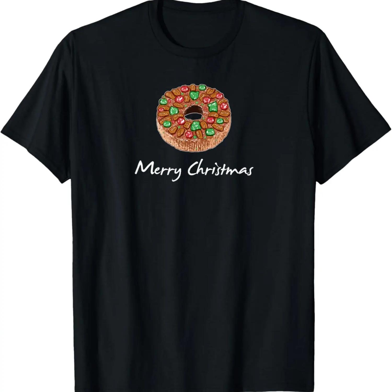 

Christmas Texas Fruitcake Holiday Feast Favorite Dessert T-Shirt S чёрный