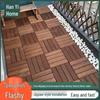 Tablas de Suelo de Madera Antisépticas para Exteriores para Jardín, Balcón y Patio