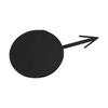 Front Bumper Tow Hook Cover Cap JB5Z17A900AB Fit For Ford Explorer 2018-2019