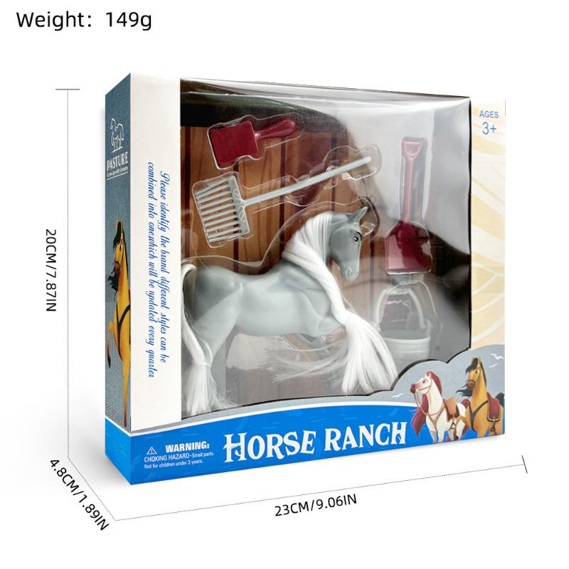 Ranch Horse Model Toys, Farm Animal Collection Educational Toys, Suitable For Birthday And Christmas Festival Gifts