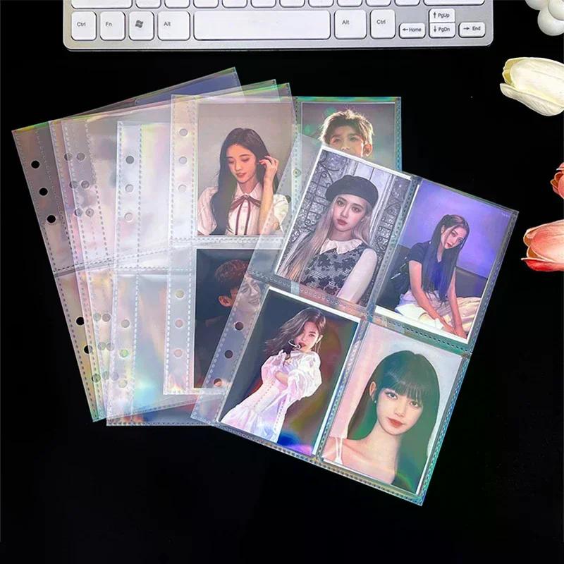 Kpop Photocard Holder Photo Album Sleeves 4/5/6/7/8/9/12/13/15 Grids Inner Page Card Binder Collector Book Scrapbook Album