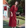 Demana Summer Petite Linen Blend Round Neck Straight Dress