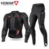 VEMAR Men Classic Motorcycle Jacket Moto Body Armor MX Armor Motocross Racing Jacket CE Approval Motorbike Moto Protection Gear