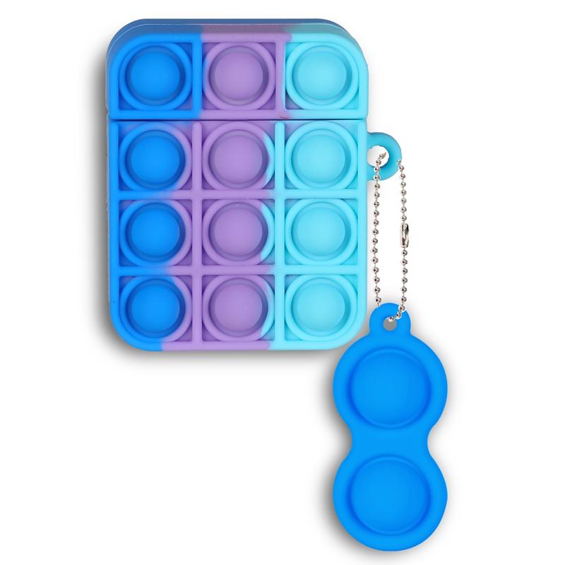 Buy Relive Stress Pop Fidget Toys Push It Bubble Soft Silicone Case For  Airpods 1 2 Soft Protection Cover For Airpods Pro 3 Pendant at affordable  prices — free shipping, real reviews with photos — Joom