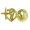 Double Hollow Stars Tooth Caps Lightweight 3g Body Jewelry Brass Made Retro Grills For Women Men Party Accessories
