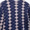Kaslead New Arrival Women's Clothing Fashion Style Diamond Pattern Jacquard round Neck Long Sleeve Knitted Coat 9598191