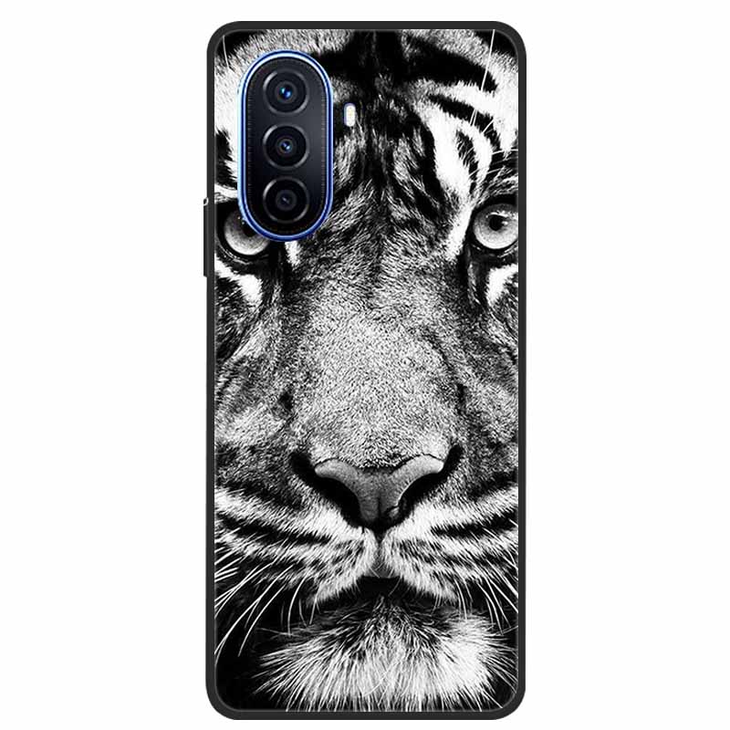 For Huawei Nova Y70 Plus Case Wolf Black Silicone Soft Phone Case For Huawei Nova Y70 Back Cover Case NovaY70 Y 70 Funda Coque
