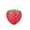 3D Erdbeer-Papierlaterne, Kinder Oval Handgemacht Festlich, Herbstdeko