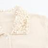 Spring 2025 Women's Beaded Doll Collar Cardigan Sweater