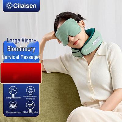 Cilaisen Cervical Neck and Shoulder Massager U-Pillow CN Plug (adapter Included)