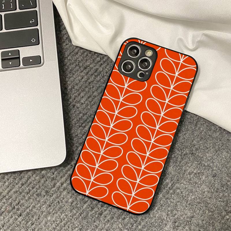 Multi Stem Orla Kiely Folio Phone Case for iPhone 11 12 13 mini pro XS MAX 8 7 6 6S Plus X 5S SE 2020 XR cover