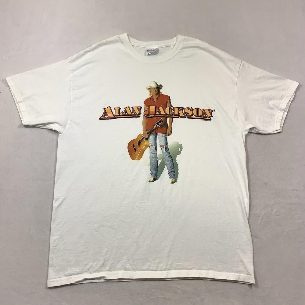 

Vintage Style Alan Jackson Cotton Adult Shirt Unisex S-5XL B058 Unisex T-Shirt XXXXL