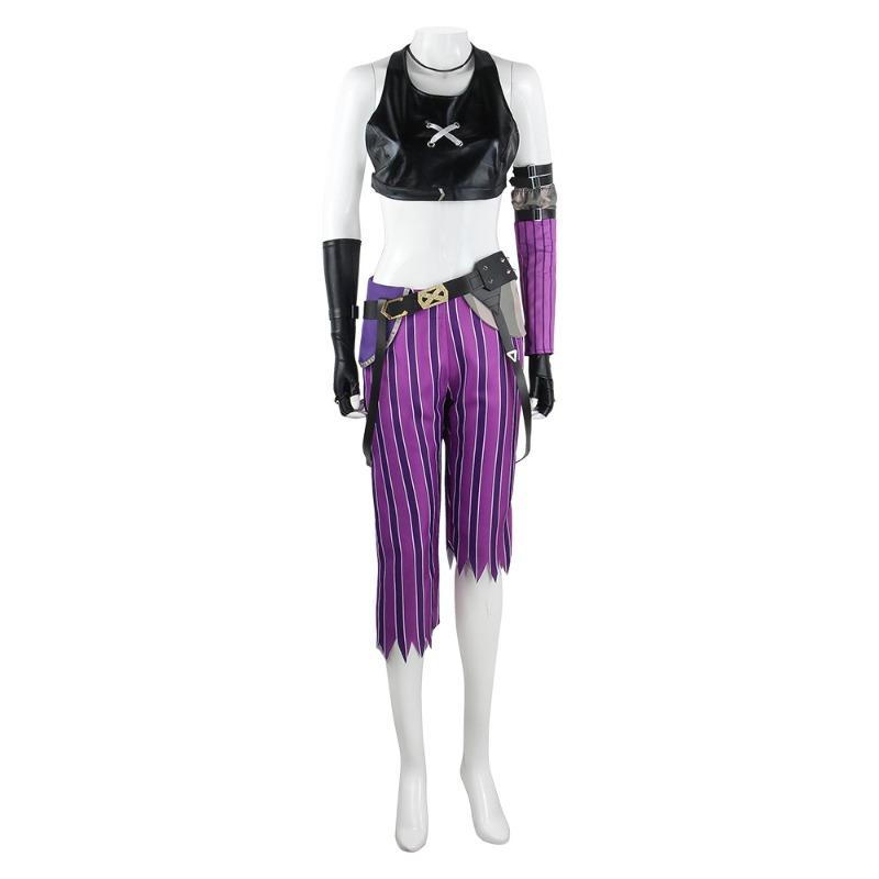 Animation Cos Clothes Halloween Jinx Same Game Suit Cosplay Two-dimensional Stage Performance Clothes