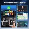 EC09-SI-C USB Mini Wired To Wireless CarPlay Android Auto Adapter 2 In 1 Car Connectivity Box