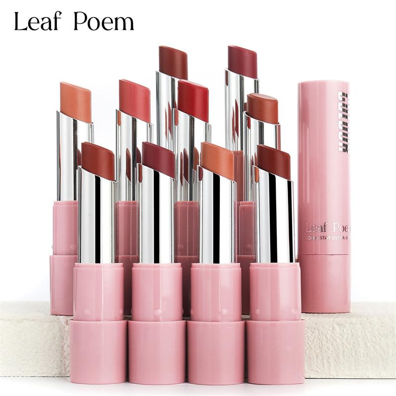 Lipliner Pencil Lipstick Set Matte Nude Red Contour Tint Lipstick Long Lasting Non-stick Cup Lipliner Makeup Lip Stain