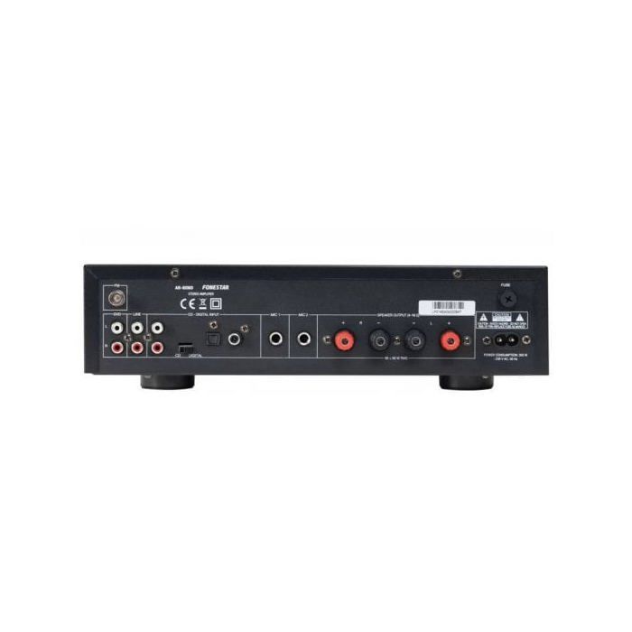 Stereofonní zesilovač - FONESTAR - AS-6060 - Bluetooth - USB/MP3 - FM rádio 60W RMS
