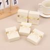 5Pcs Bow Jewelry Box Ring Earrings Bracelets Necklace Organizer Paper Jewelry Gift Packaging Box Wedding Proposal Supplies