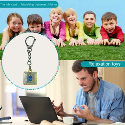 1/10 Pièces Clicker de Clavier Jouet Anti-Stress Soulagement de l'Anxiété Concentration Porte-Clés Pendentif Petit Portable Léger Jouet Fidget
