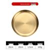 Stainless Steel Round Serving Tray