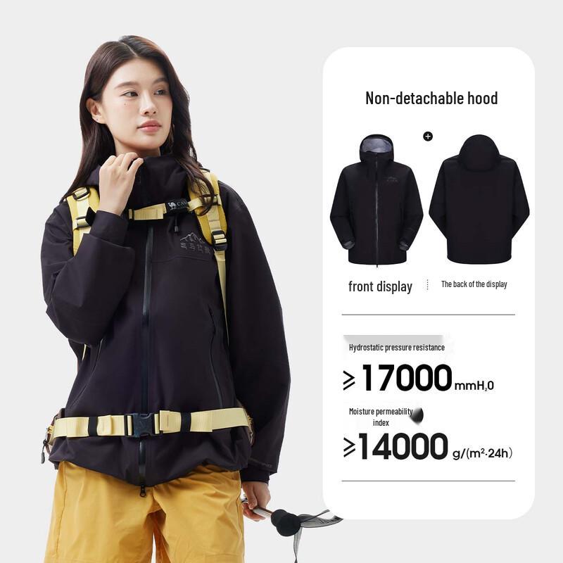 Camel Unisex Hard Shell Outdoor Jacket