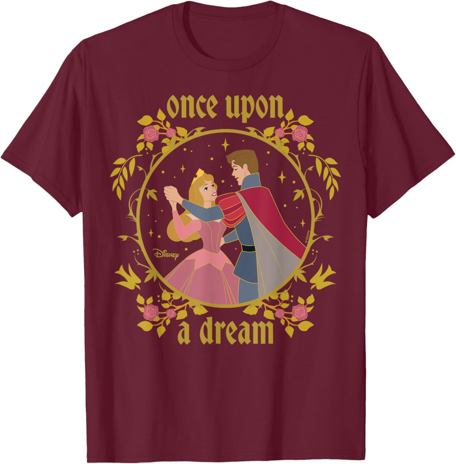 Hot Fashion Casual Disney Princess - Sleeping Beauty Aurora Once Upon A Dream T-Shirt S-4XL Four Seasons XXXXL