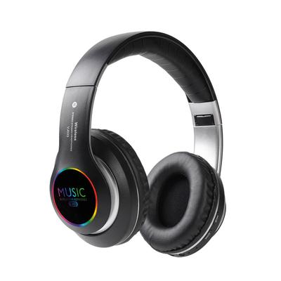 VJ033 5.0 LED Color Head Mounted Sports Headphones, Equipped with 6-hour Foldable Lightweight High Fidelity Stereo Playback Headphones for Telephones