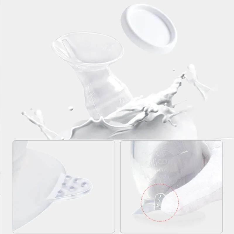 Breastfeeding Baby Feeding Manual Breast Pump Partner Breast Collector Automatic Correction Breast Milk Silicone Pumps BPA Free
