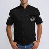 Chef Hat  Print - Men's Casual Short Sleeve Chef Dress