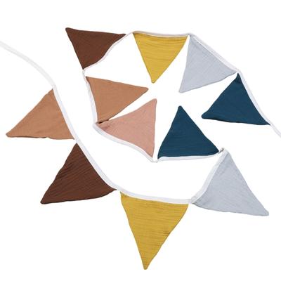 Modern & Stylish Cotton Bunting Flags Contemporary Flag Garland for Baby Shower Party Decor & Newborn Photography Props