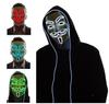 Led Light Mask V Party Cosplay Masque Mask Anonymous Guy Fawkes Mask Adult Fancy