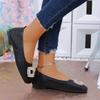 Fashion Women Flats Shoes Wear-resistant Simple Loafers Square Toe Comfortable Sneakers Women Spring Autumn Casual Fashion Shoes Women
