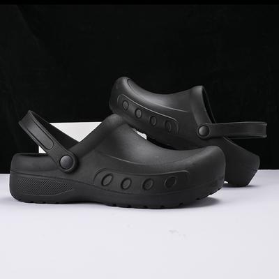 Heren Koks Klompen Heren Keukenschoenen EVA Injectieschoenen Antislip Buitenzool Comfortabele Tuinklompen Waterdichte Sandaal 4 kleuren 46