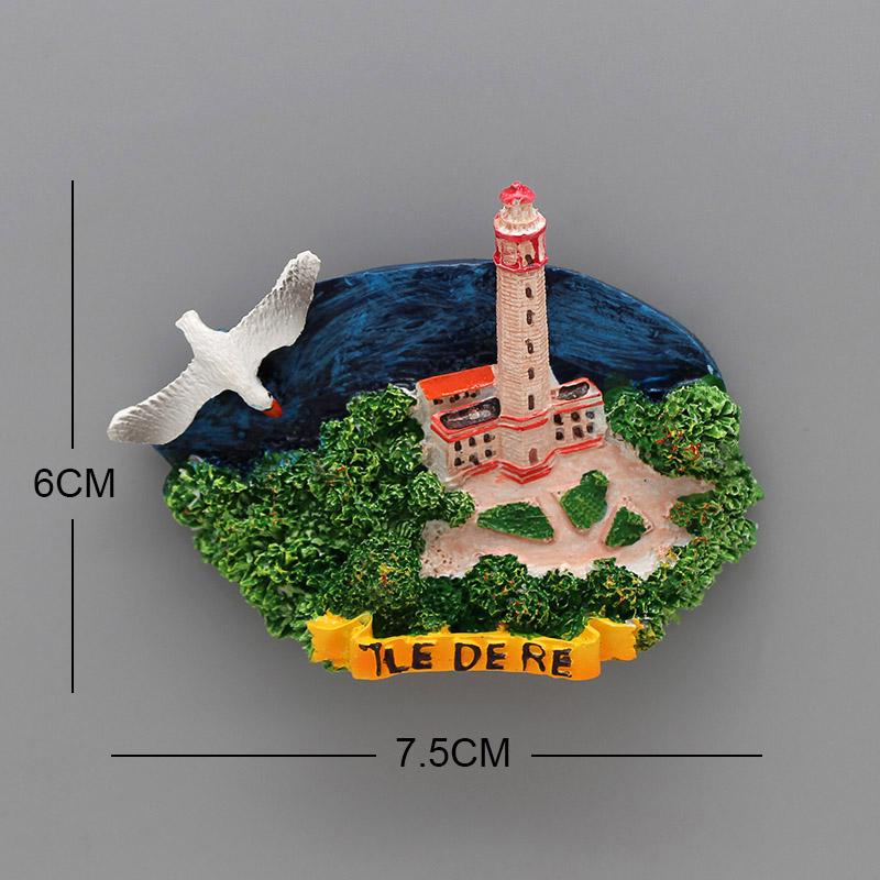 Lucerne Lion Macao Italy Venice New Zealand 3D Magnetic Refrigerator Sticker Souvenirs Home Decoration Budapest Hungary Cambodia