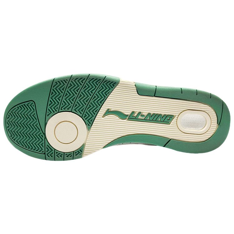 Li Ning Shao Bu Ru Chuan 937 Deluxe Hi 1807 Collaboration Limited Edition High-Top Retro Basketball Shoes Men Sneakers White Green AGBQ135-1