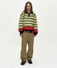 ADSB ANDERSSON BELL Stripe Damaged Polo Sweater Atb1419M(Multi)