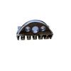 Black Six-String Headless Guitar Bridge Accessory