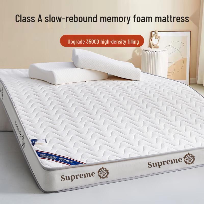 Thickened Latex Memory Foam Mattress – Soft, Foldable, Single Bed Underlay for Dorm or Home