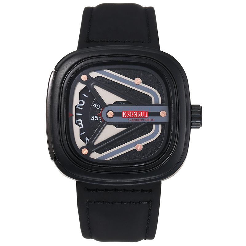 Kaisenrui, e-commerce, square week belt, quartz, men s watch