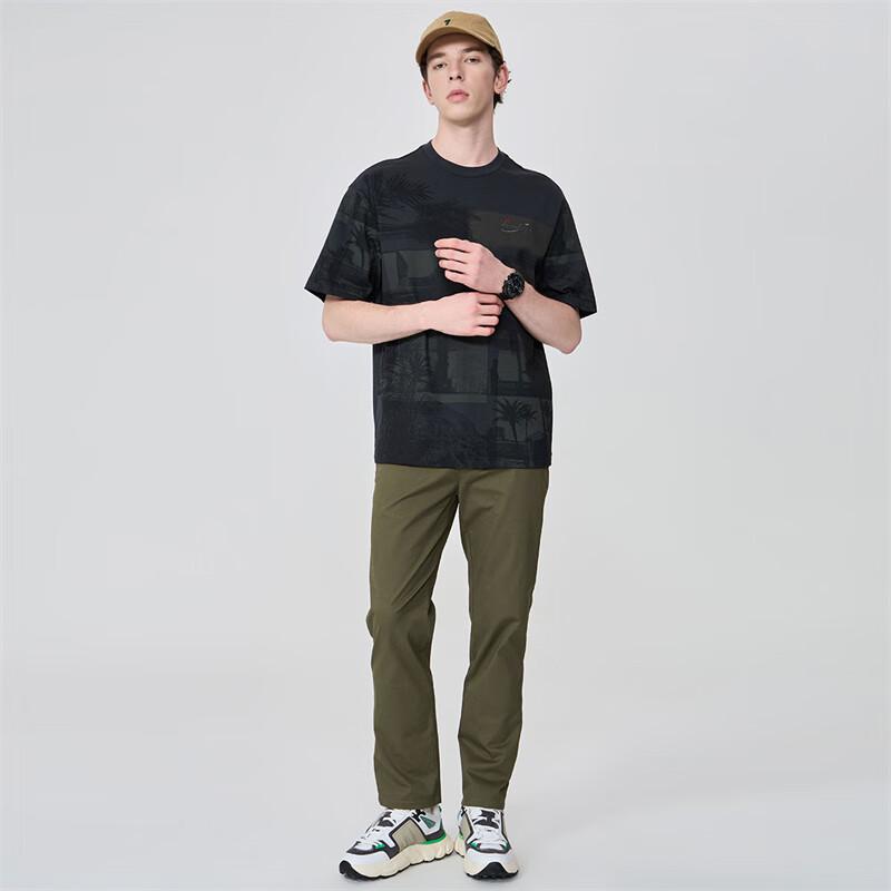 Mark Fairwhale Men's 2025 Autumn Elastic Straight-Leg Casual Pants