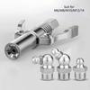 Double Handle Grease Tool Coupler Heavy Duty Quick Release Grease Gun Without/with 30cm Hose