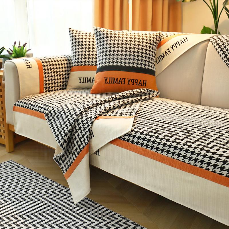 Qianniao Chenille Sofa Cushion General Nordic Anti-skid Summer Cushion Sofa Cover Sofa Cover