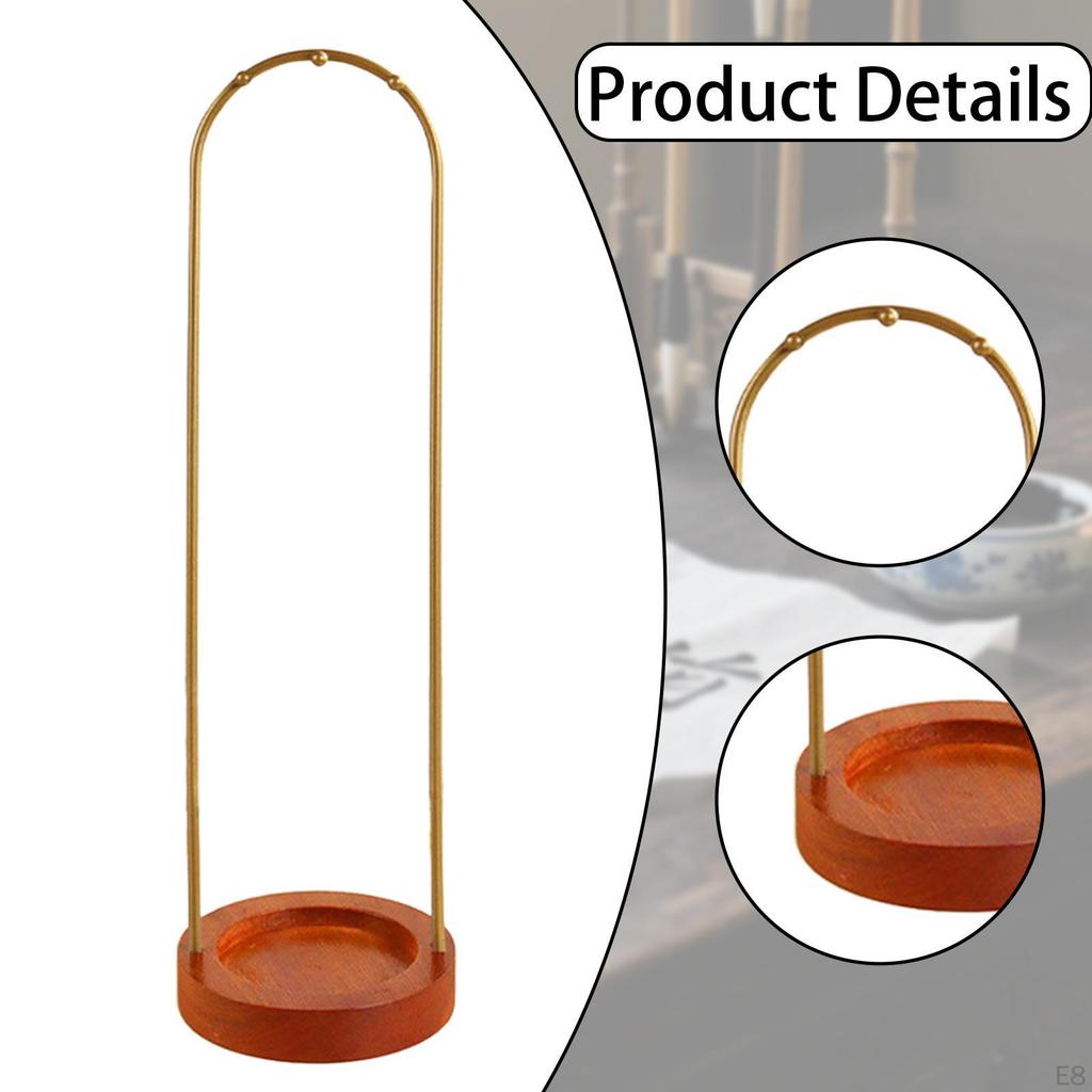 Brush Holder for Calligraphy Pens with Wooden Base Study Space