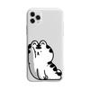 Funny Bear Rabbit Paired Couple Phone Case for iPhone 15 16 12 11 13 Pro Max Mini XR 8 14 Plus SE3 Clear Lovers Cover Fundas