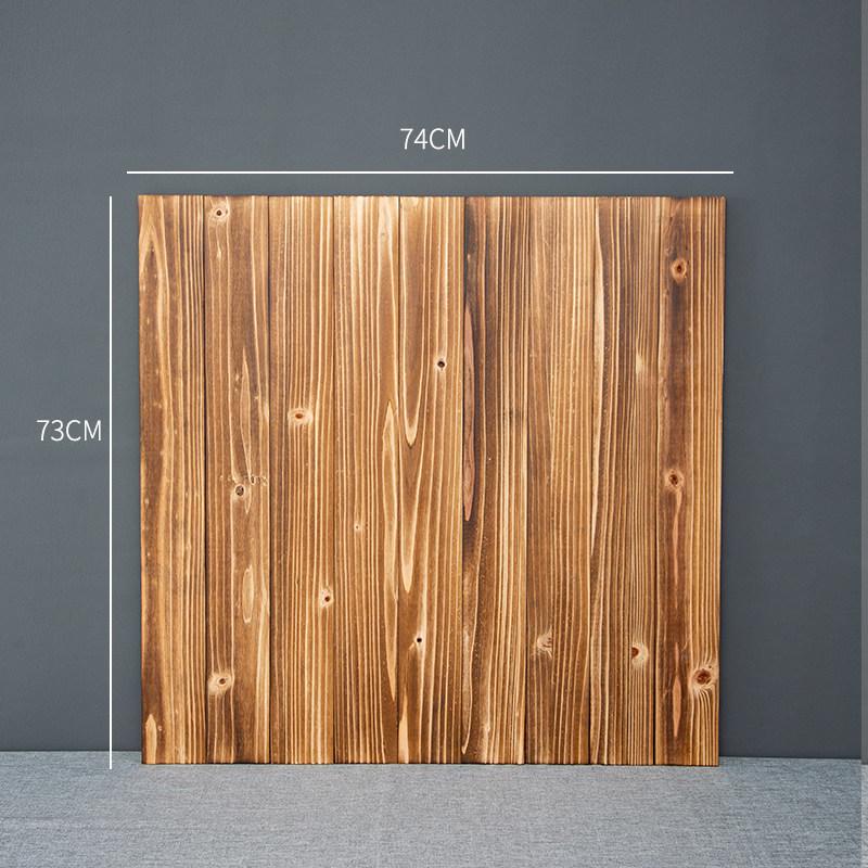 Vintage Fotorekvisita och Matdisplay i Massivt Trä