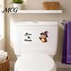 Self-adhesive Toilet Decal Sticker, Self-Adhesive Waterproof PVC Halloween Decal, Owls No Glue Sticker Ghosts Black Cats Skeletons Flushing