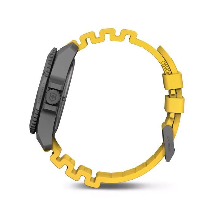 Montre - VICTORINOX - Dive Pro 241992 - Quartz - Titane - Bracelet Caoutchouc Jaune