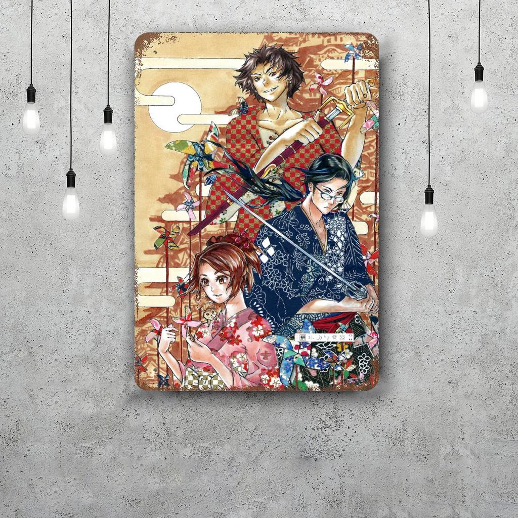 samurai champloo Decor Vintage Metal Signs Tin Signs Captain Poster Decor for Bar Pub Club Man Cave Wall Decoration